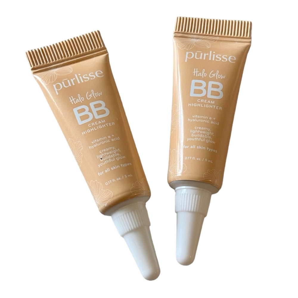 💎 x2 Purlisse Halo Glow BB Cream Light Gold
